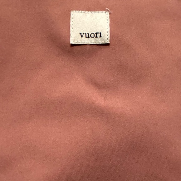 Vuori Colorblock Studio Leggings. Light Terracotta. Size medium - Picture 4 of 4